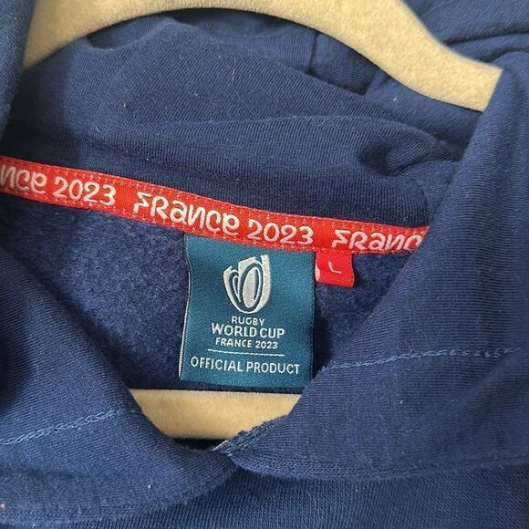 England Rugby Men’s Hooded France 2023 Sweatshirt L - Picture 6 of 8